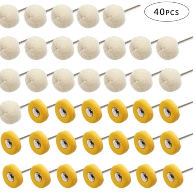 Watch Polishing Cloth - 40PC Polishing and Polishing Cloth Wheel