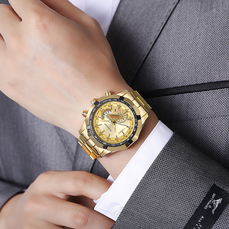 Smartwatch Watches Gift For Boys - Luxury Men's Quartz Watch Steel Strap