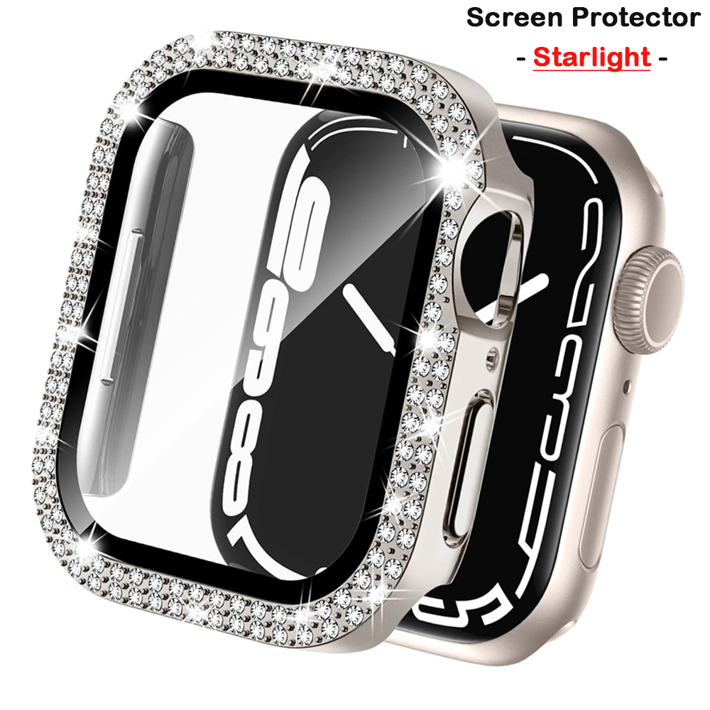 Iwatch Smartwatch Series 7 - Diamond Cover For Apple watch Case