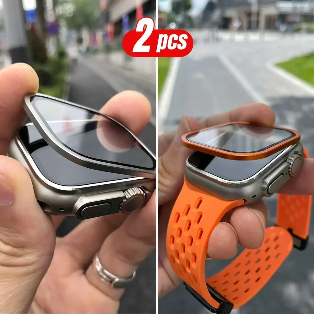 2PCS Titanium Metal Frame for  - огляд і ціна Smartwatch Watches For Women