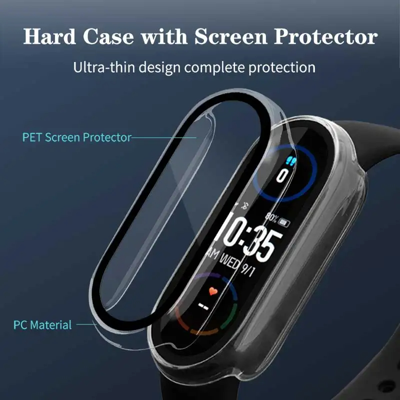 Tempered Glass+PC Case For Xia - огляд і ціна Smartwatch Watches For Women