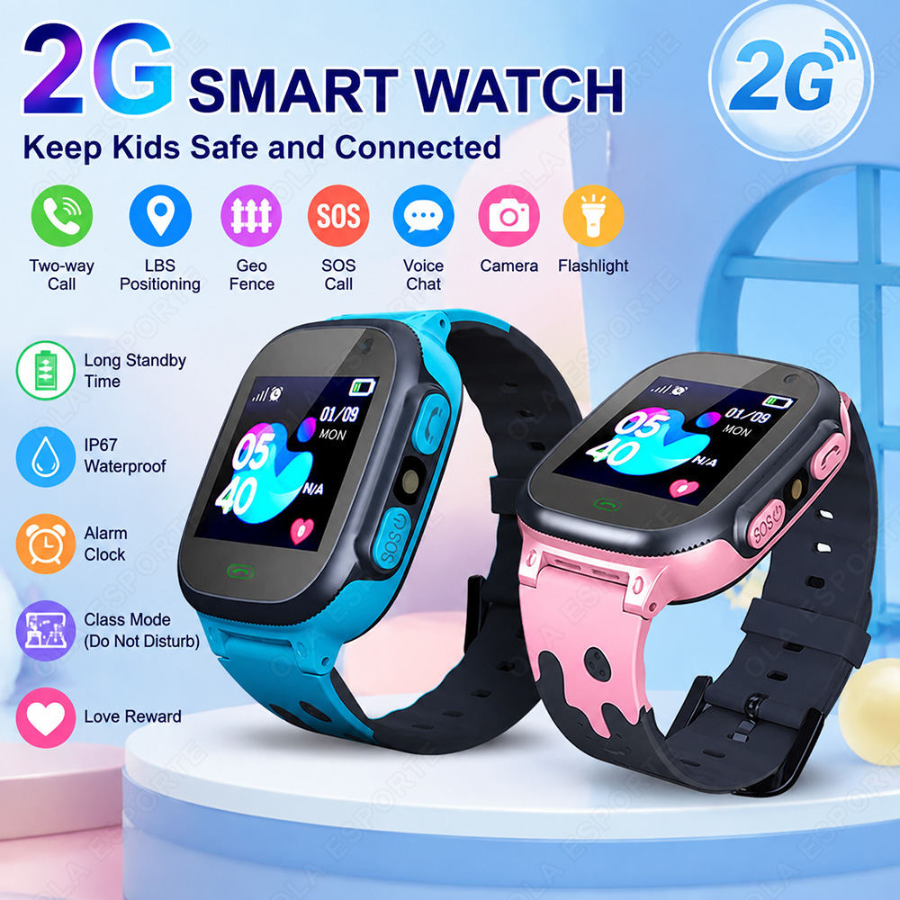 New Kids Smart Watch Child HD  - огляд і ціна Smartwatch Watches Gift For Boys