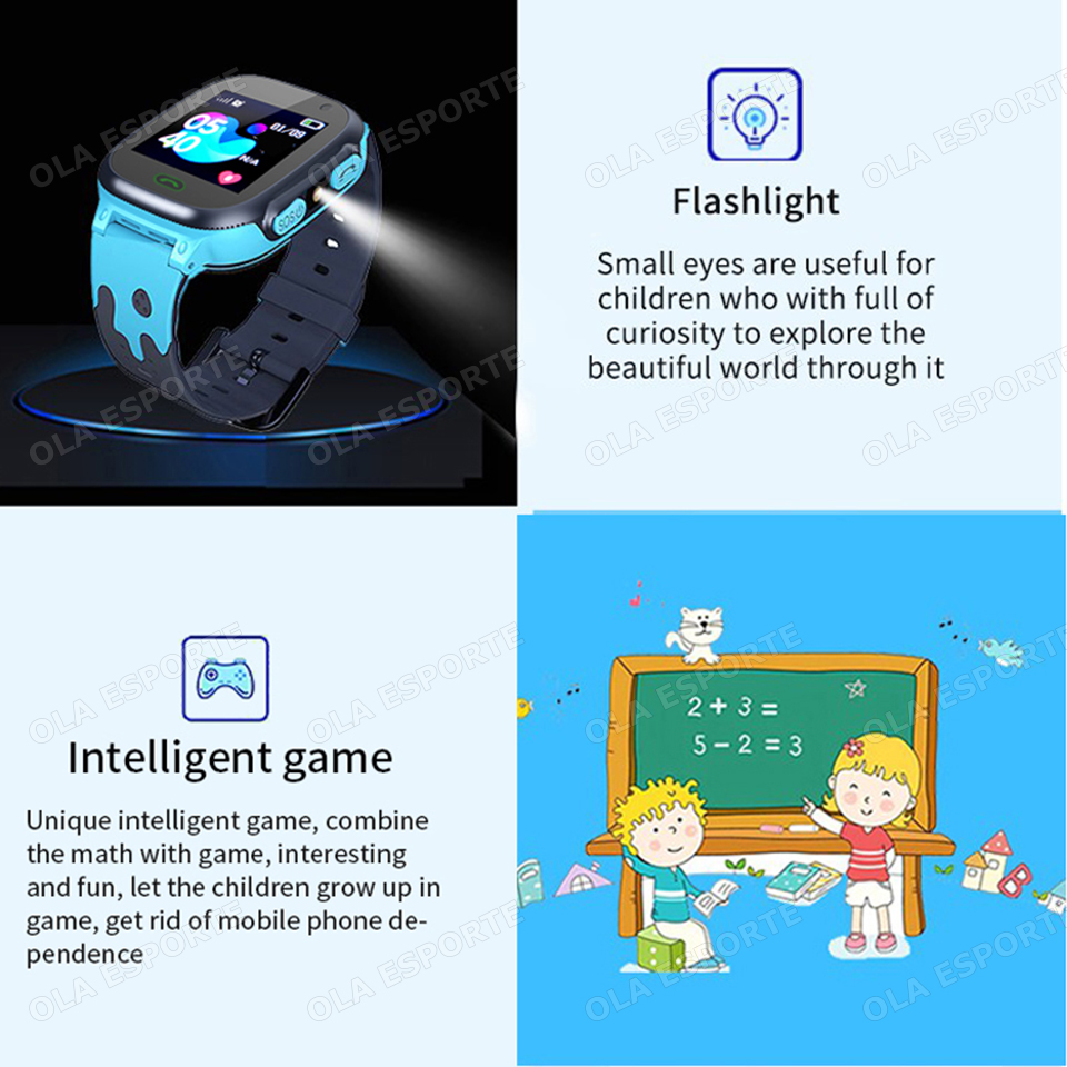 New Kids Smart Watch Child HD  - огляд і ціна Smartwatch Watches Gift For Boys