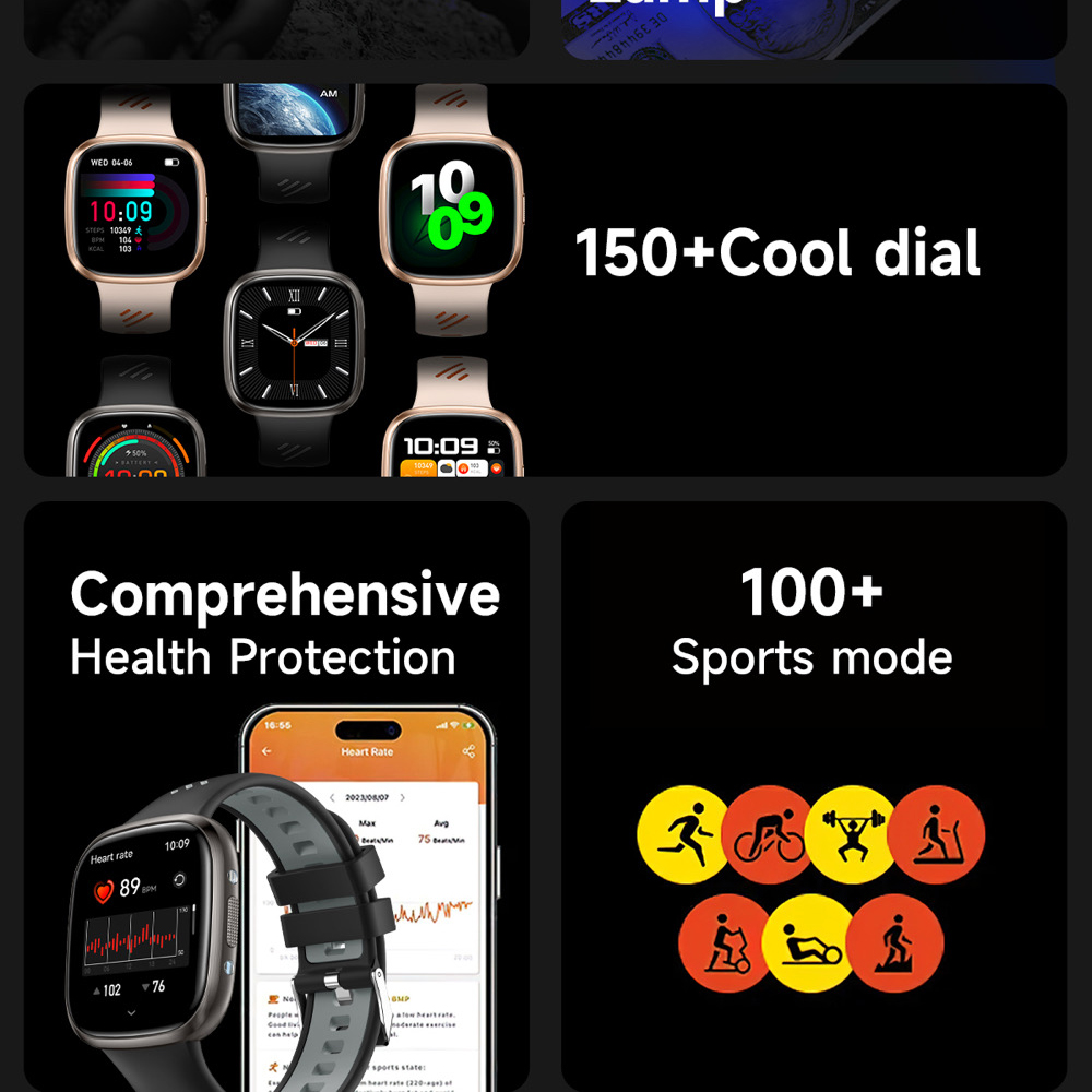 Smart Watch Men BT Call LED Fl - огляд і ціна Smartwatch Purple Watches For Women