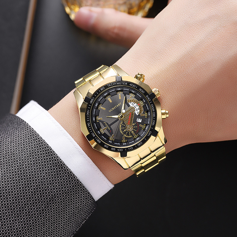 Luxury Men's Quartz Watch Stee - огляд і ціна Smartwatch Watches Gift For Boys