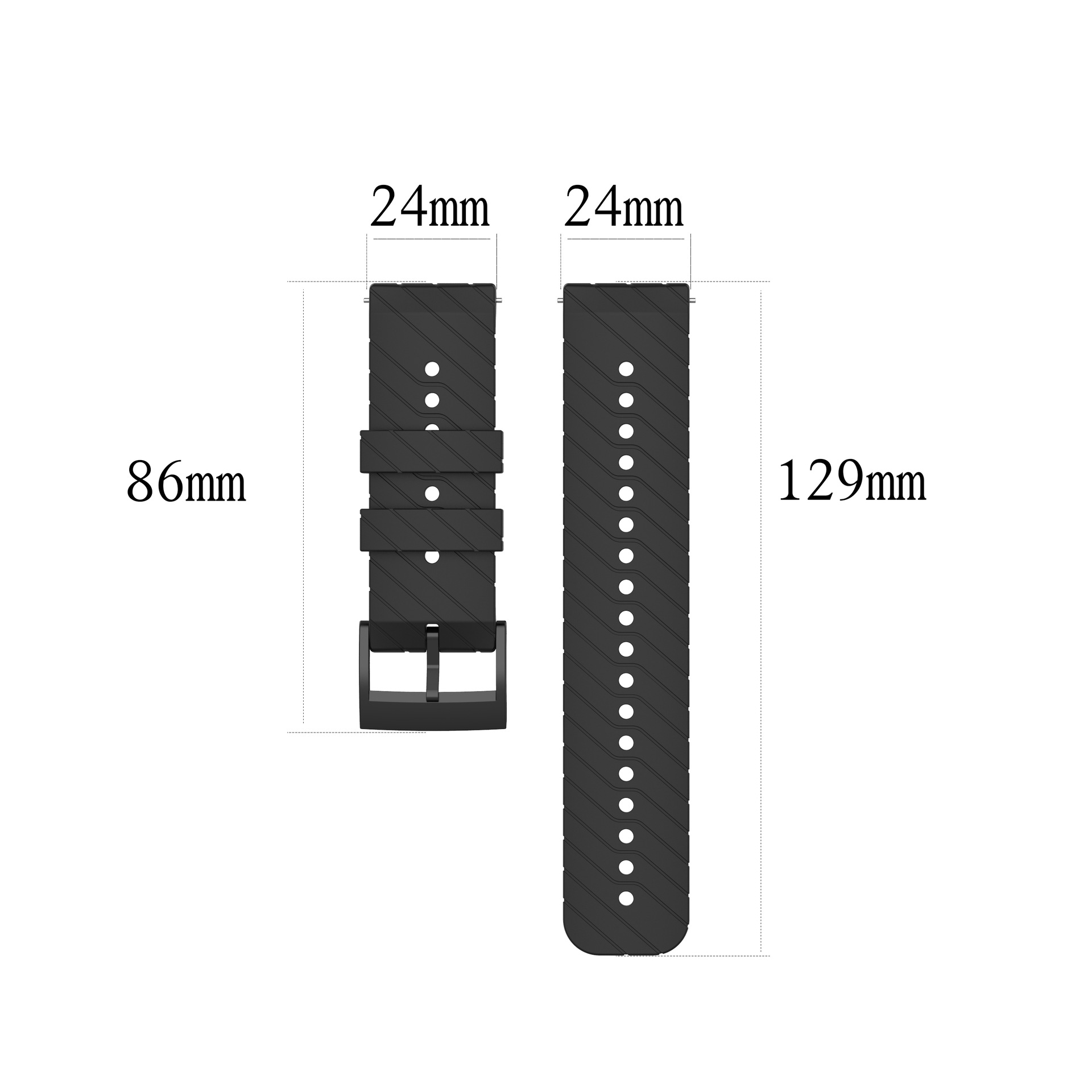 Silicone Strap for suunto 9 ba - огляд і ціна Fossil Watches Smartwatch Hybrid