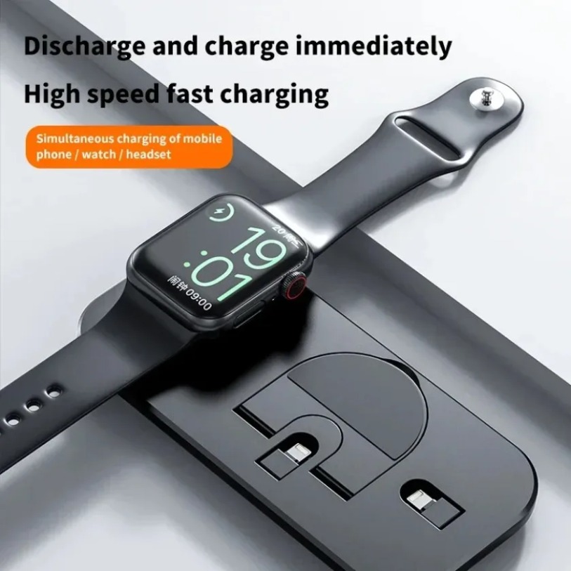 3 In 1 Wireless Charger Stand  - огляд і ціна Watch Xs8