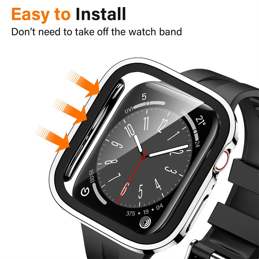 Glass+cover For Apple Watch ca - огляд і ціна Smartwatch Watches For Women