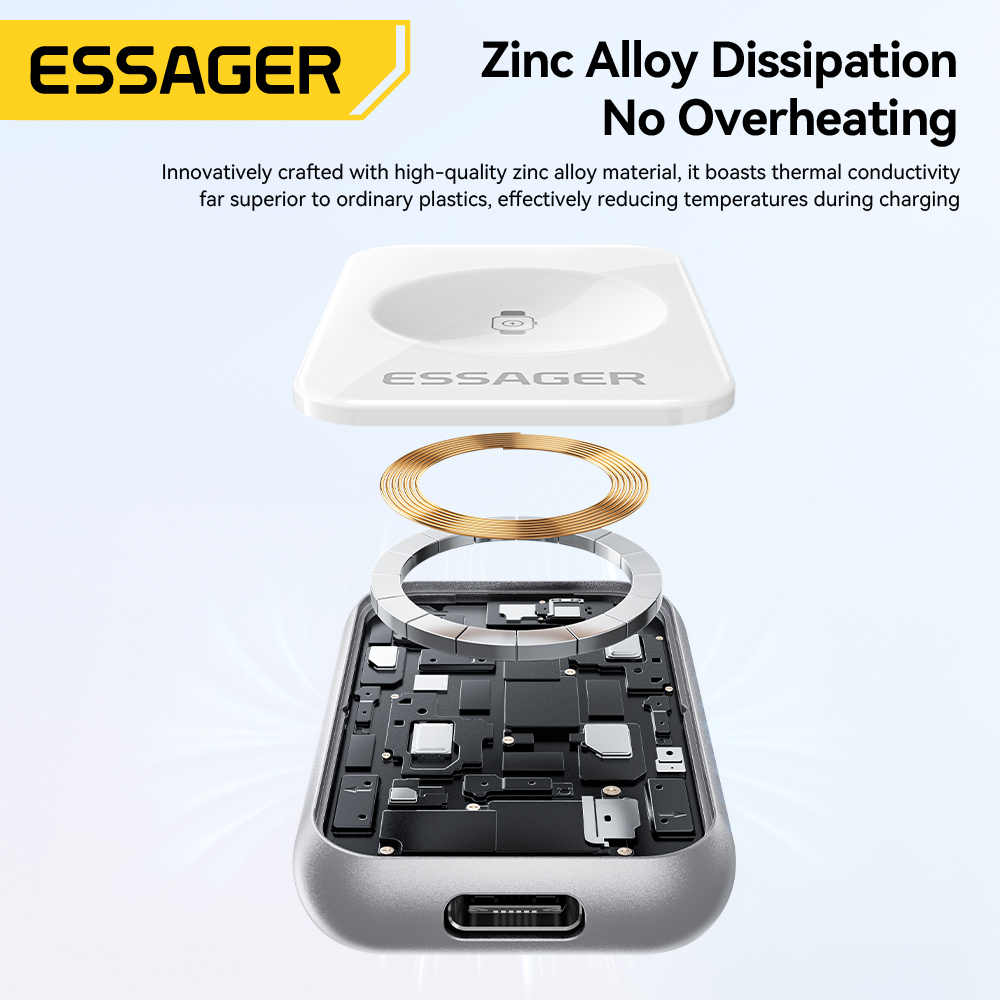 Essager 5W Magnetic Wireless C - огляд і ціна Iwatch Smartwatch Series 7