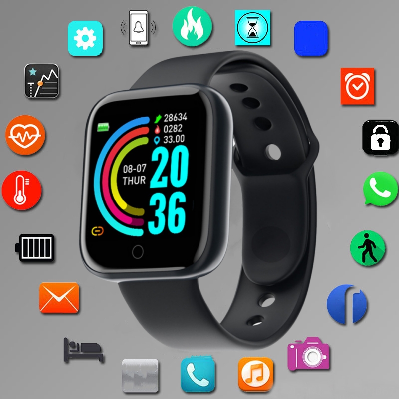 Smart Watch For Men Women Spor - огляд і ціна Smartwatch Square Watches For Men