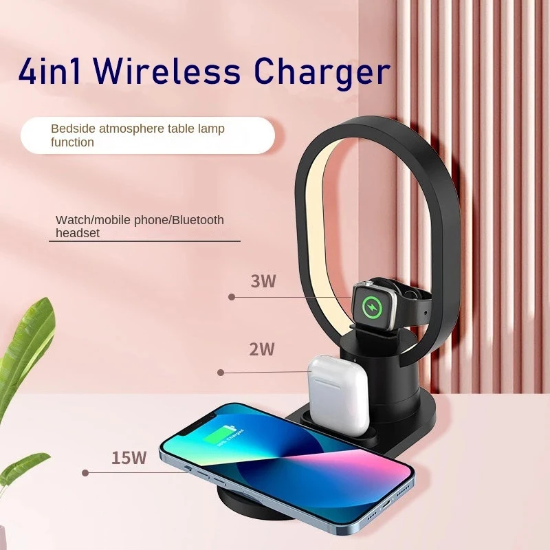 4in1 Night Light Wireless Char - огляд і ціна Watch Xs8