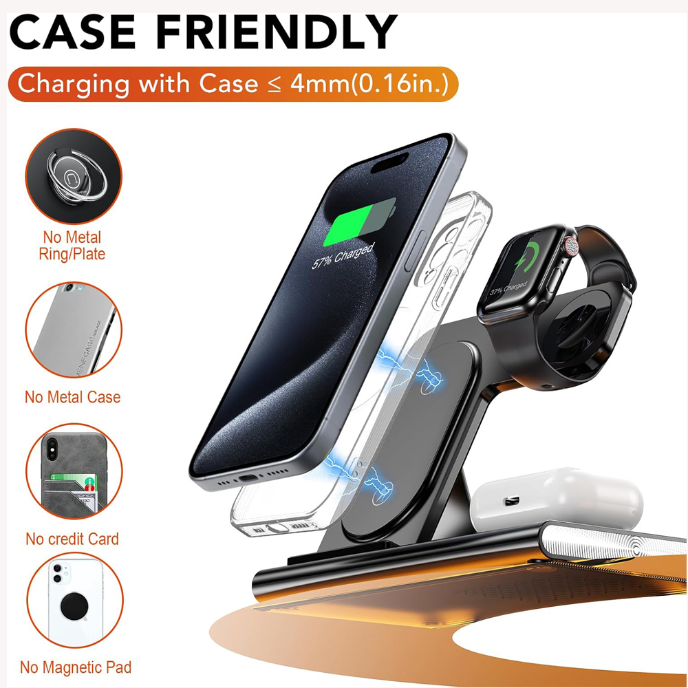 3 in 1 Foldable Charging Stati - огляд і ціна Watch Xs8