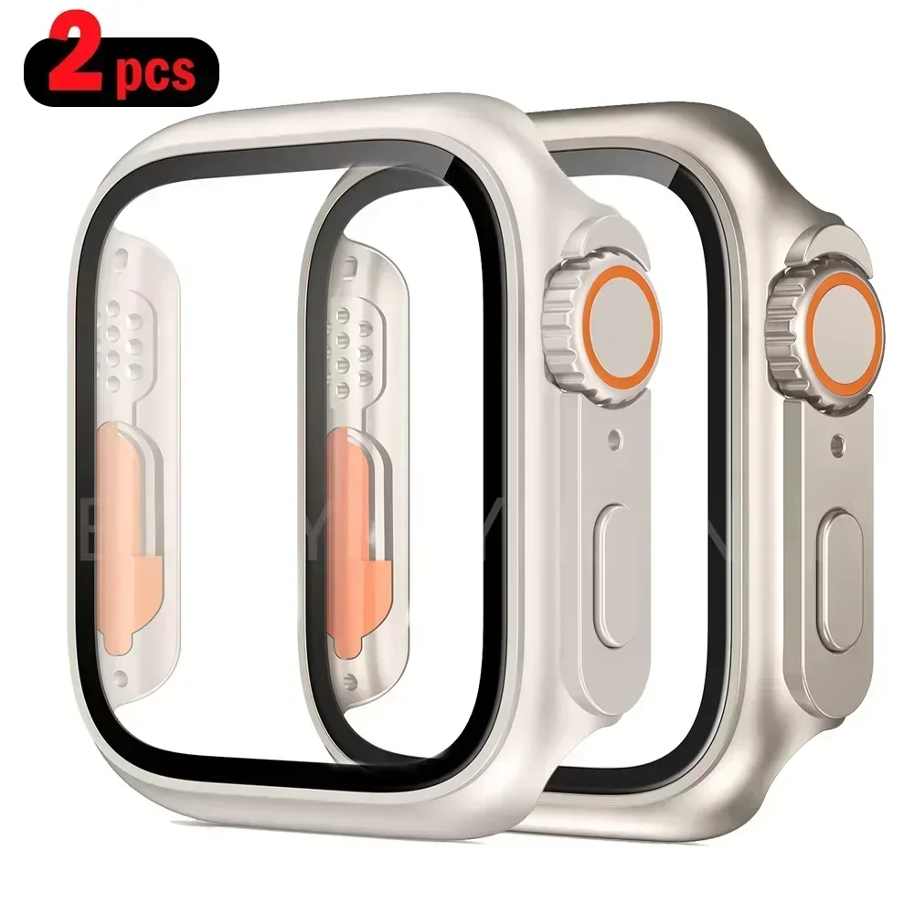 2PCS Tempered Glass+Cover For  - огляд і ціна Iwatch Smartwatch Series 7