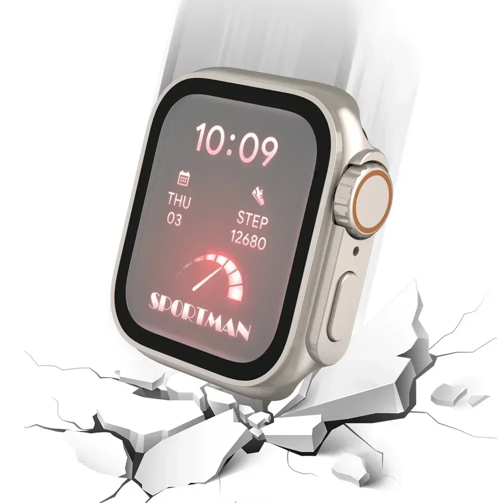 2PCS Tempered Glass+Cover For  - огляд і ціна Iwatch Smartwatch Series 7