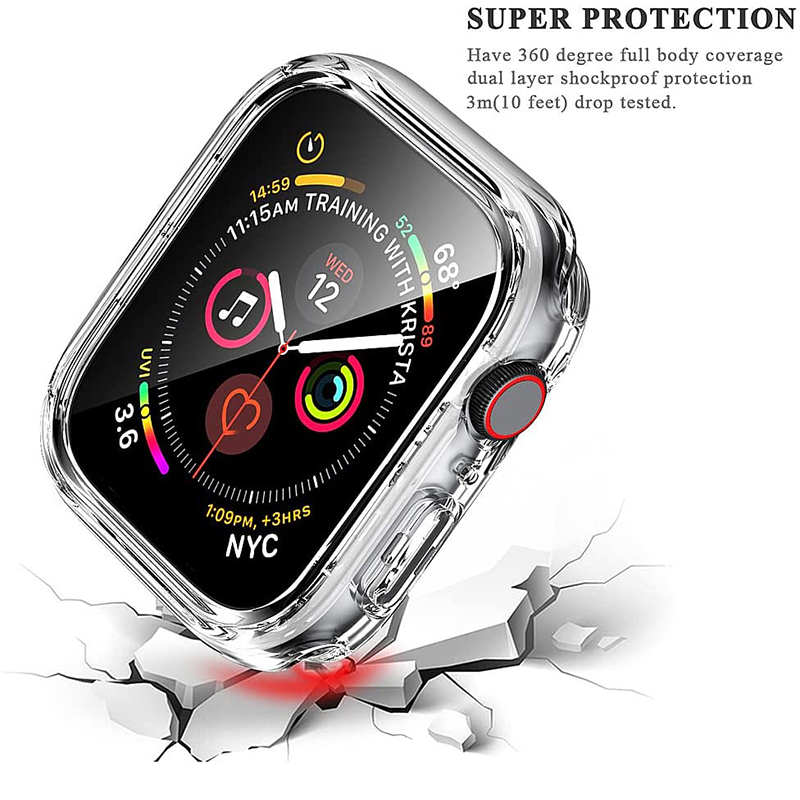 Tempered Glass+cover For Apple - огляд і ціна Iwatch Smartwatch Series 7