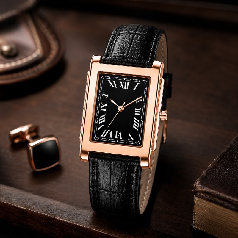 Classic Business Men Watch Squ - огляд і ціна Smartwatch Square Watches For Men