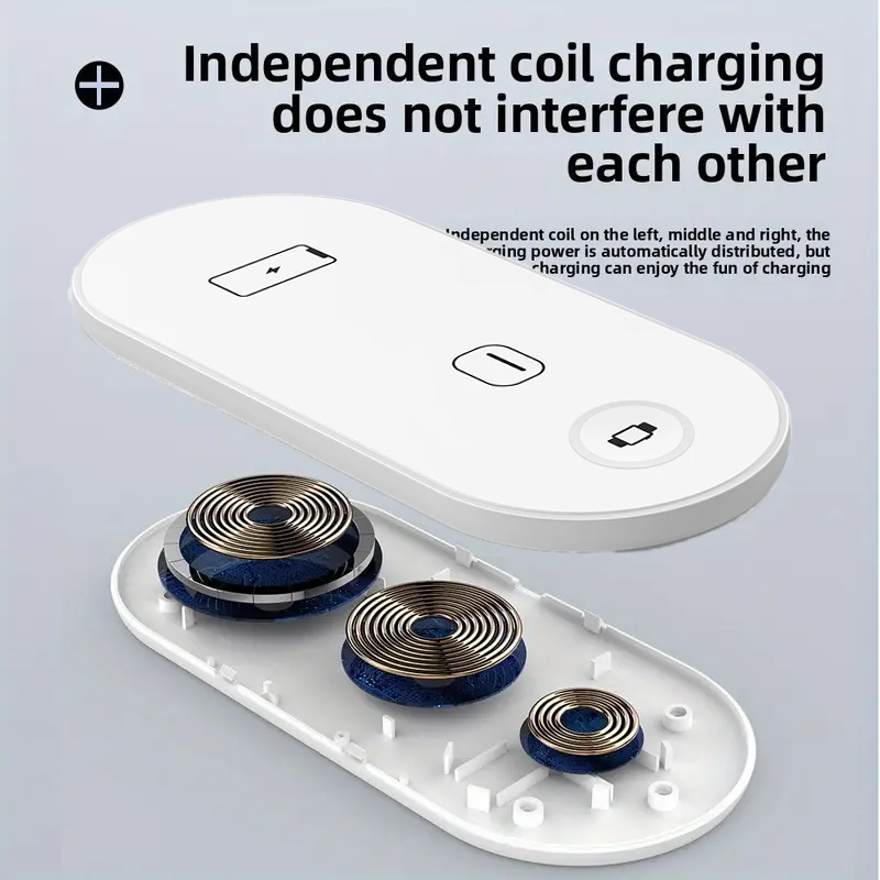3 In 1 Dual Wireless Charger 4 - огляд і ціна Watch Xs8