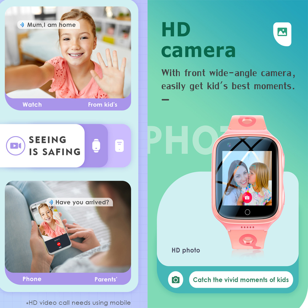 4G Smart Watch Kids GPS WiFi V - огляд і ціна Smartwatch Watches Gift For Boys