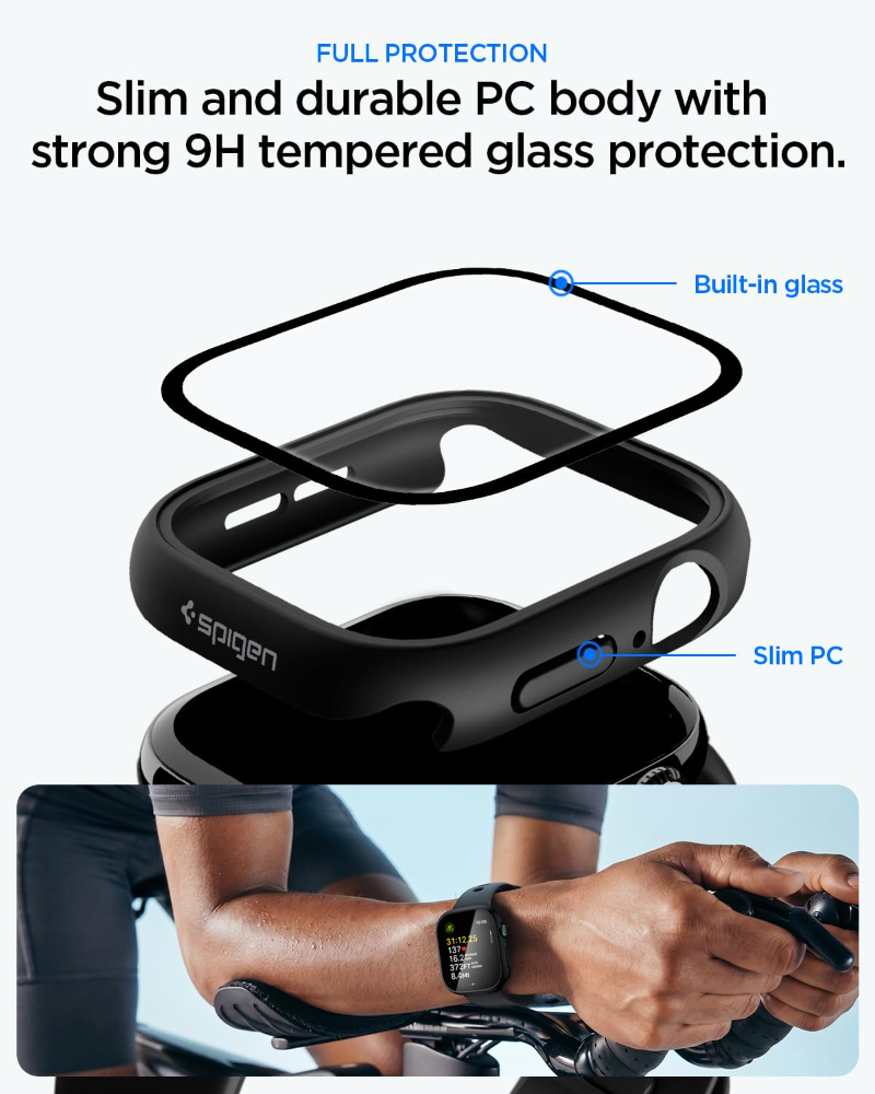 Tempered Glass+Case For Apple  - огляд і ціна Iwatch Smartwatch Series 7