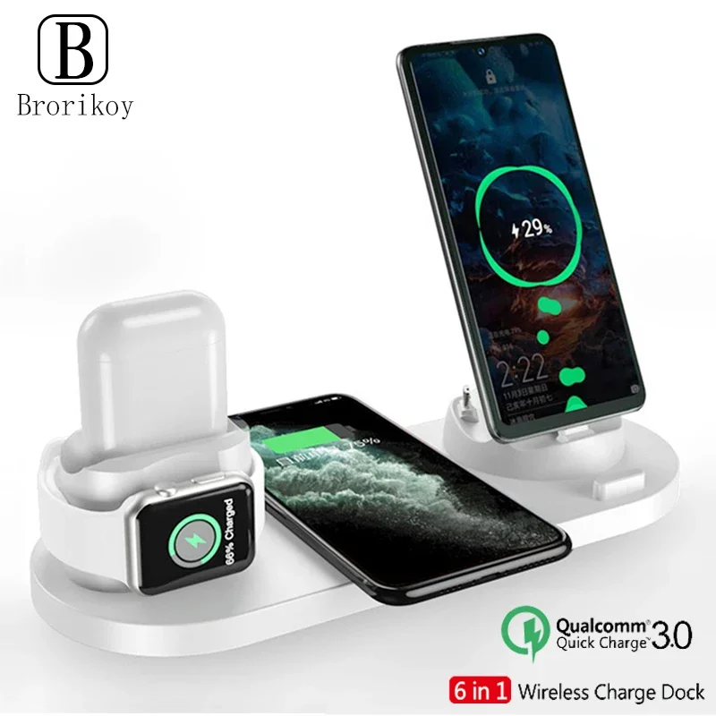 Fast Wireless Charger 6 in 1 C - огляд і ціна Watch Xs8