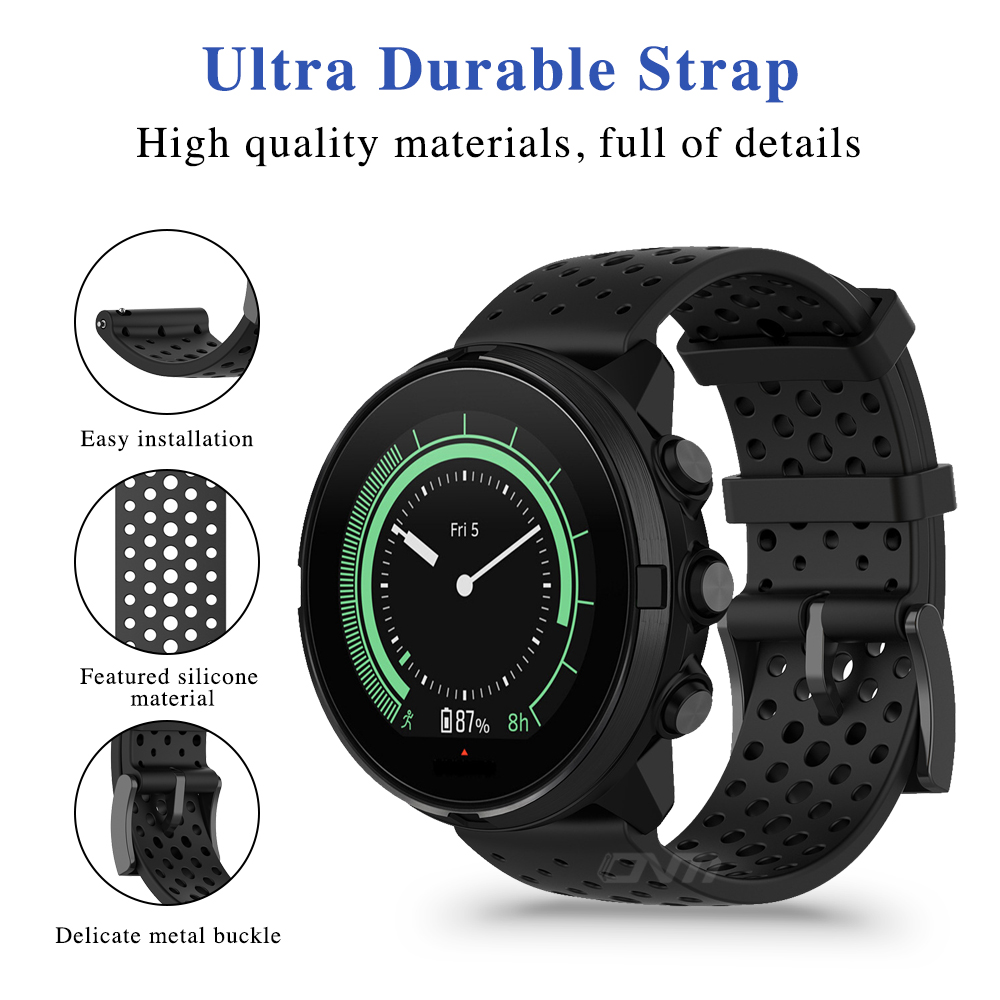 Silicone Bracelet for Suunto 7 - огляд і ціна Fossil Watches Smartwatch Hybrid