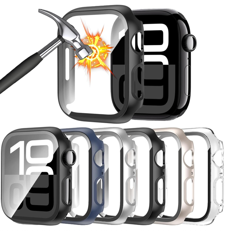 Glass+Case For Apple Watch 44m - огляд і ціна Iwatch Smartwatch Series 7