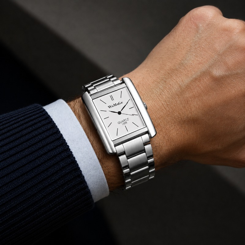 Business Men Watch Fashion Squ - огляд і ціна Smartwatch Square Watches For Men