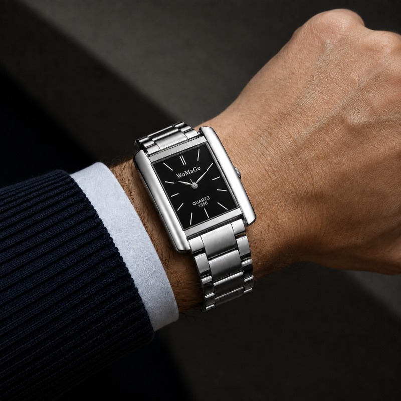Business Men Watch Fashion Squ - огляд і ціна Smartwatch Square Watches For Men