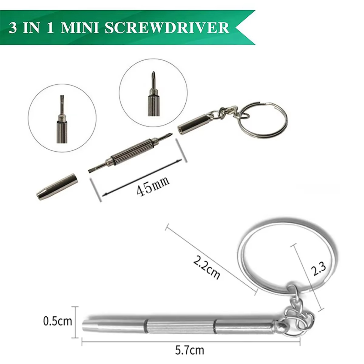 1~20Pcs Mini Hand Glasses Scre - огляд і ціна Watchmaker Screwdriver