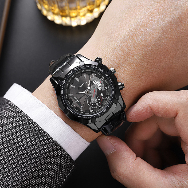 Men's Quartz Watches Calendar  - огляд і ціна Smartwatch Watches Gift For Boys