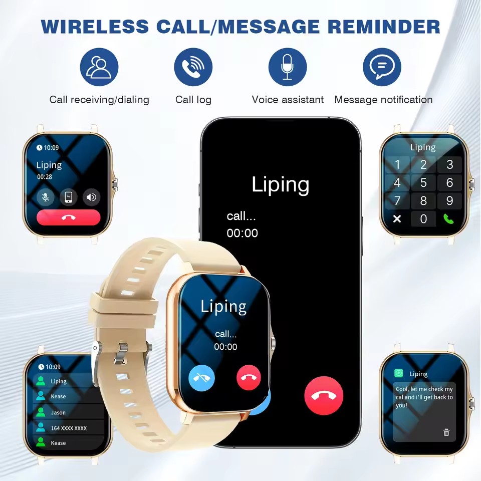 2026 New Bluetooth Call Smart  - огляд і ціна Smartwatch Square Watches For Men