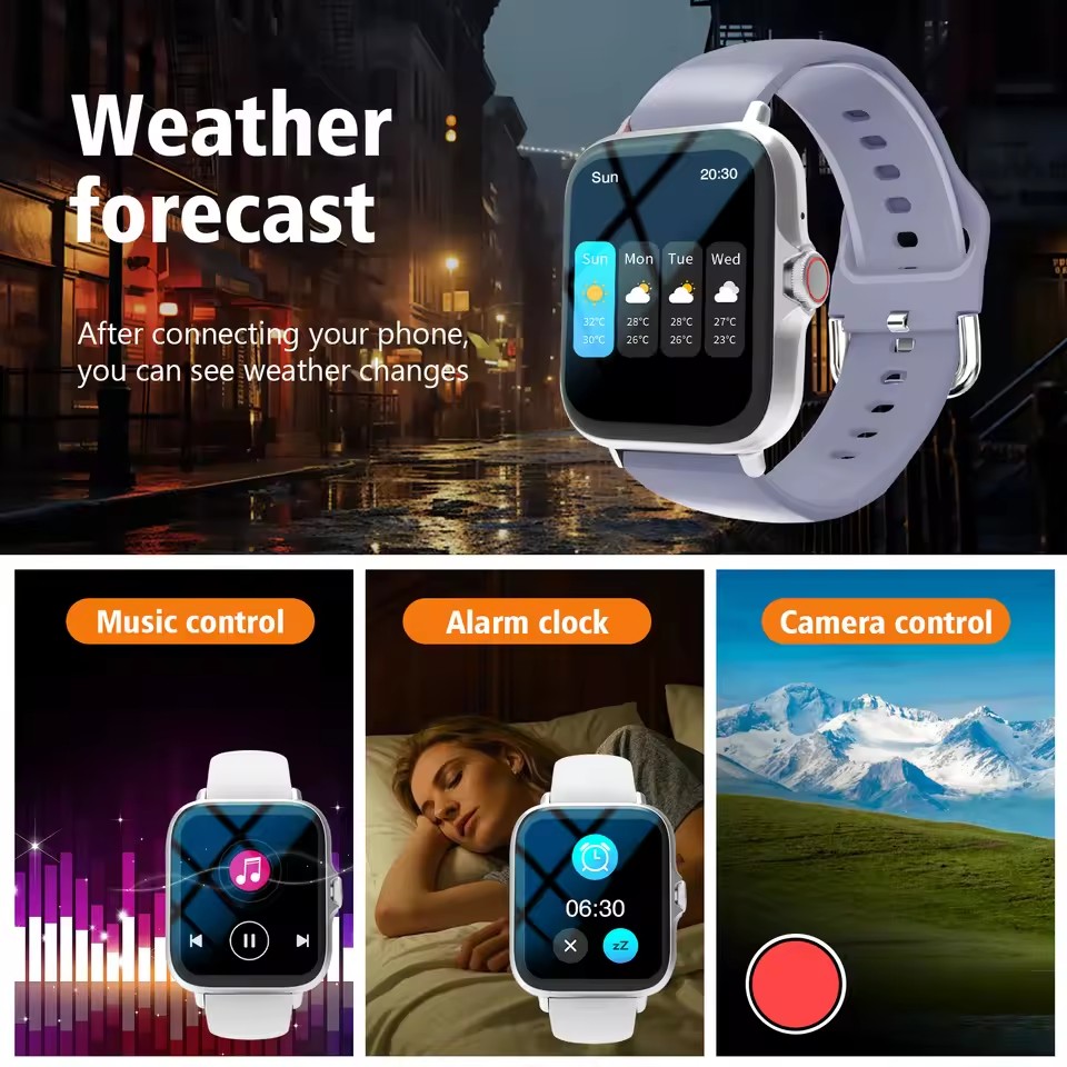 2026 New Bluetooth Call Smart  - огляд і ціна Smartwatch Square Watches For Men