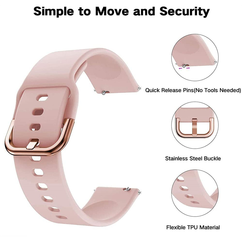 20mm/22mm Silicone band For Am - огляд і ціна Smartwatch Samsung Watches For Women