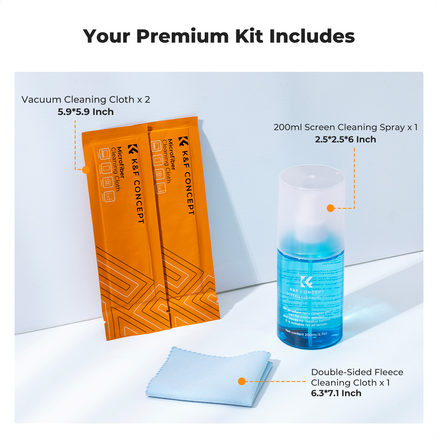 K&F CONCEPT 200ML Screen Clean - огляд і ціна Watch Polishing Cloth