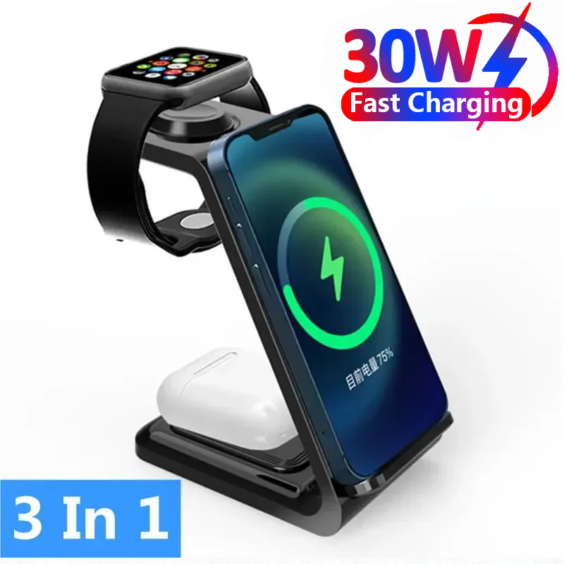 30W 3 In 1 Wireless Charger  S - огляд і ціна Watch Xs8