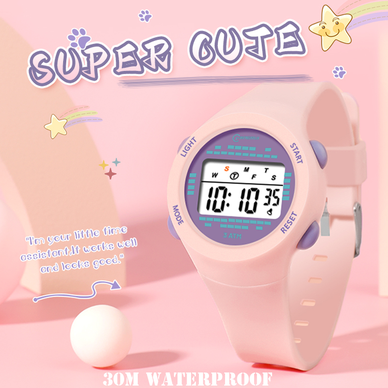 Children's Electronic Watch Gi - огляд і ціна Smartwatch Pink Watches For Kids
