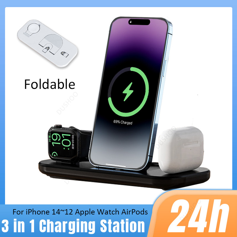 3 in 1 Wireless Charger Stand  - огляд і ціна Watch Xs8