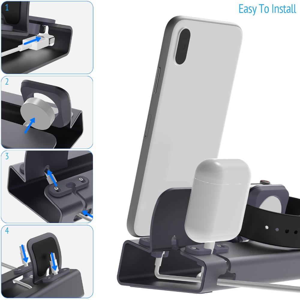 Charging Dock Station Stand Ho - огляд і ціна Watch Xs8