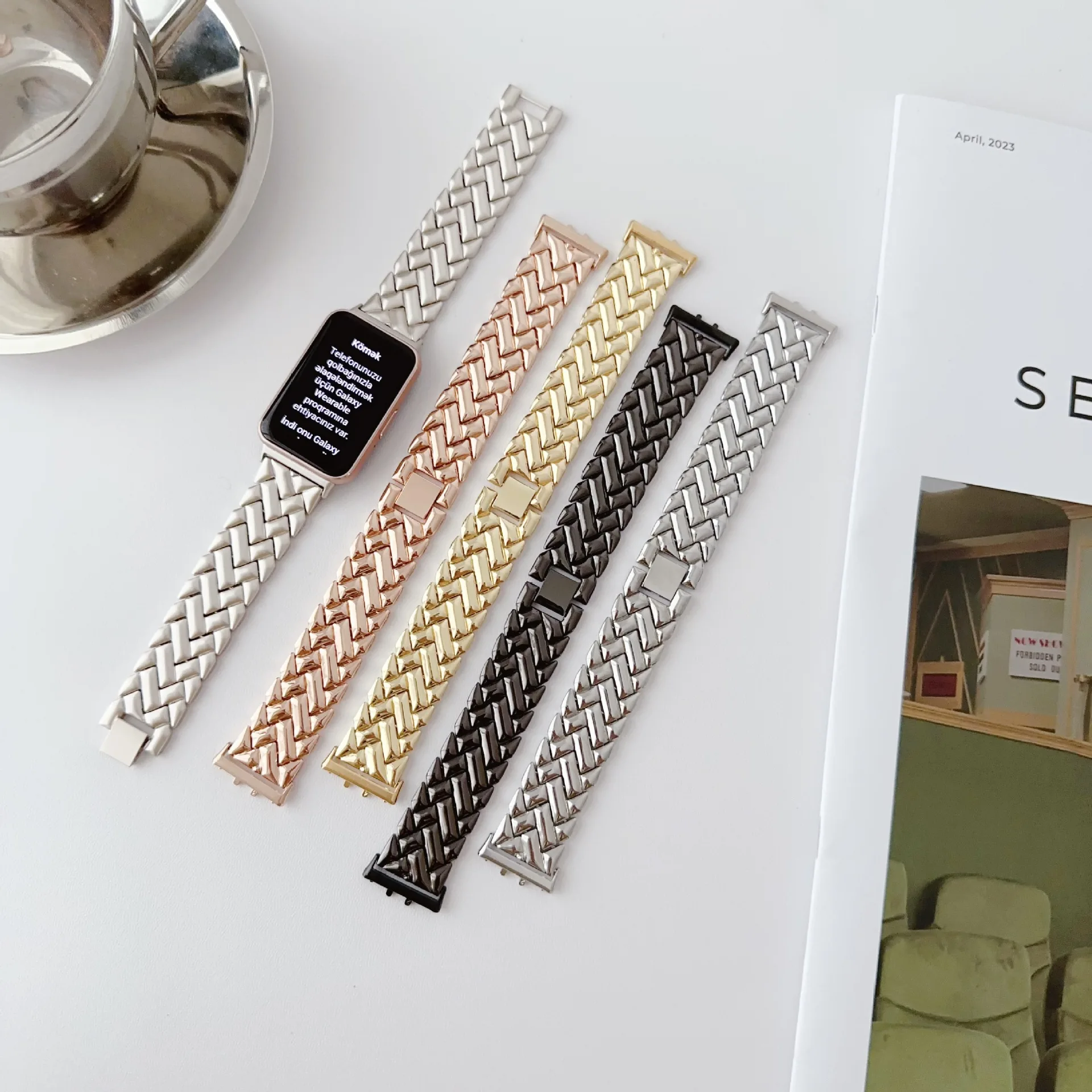 New Wristband Metal Strap for  - огляд і ціна Smartwatch Samsung Watches For Women