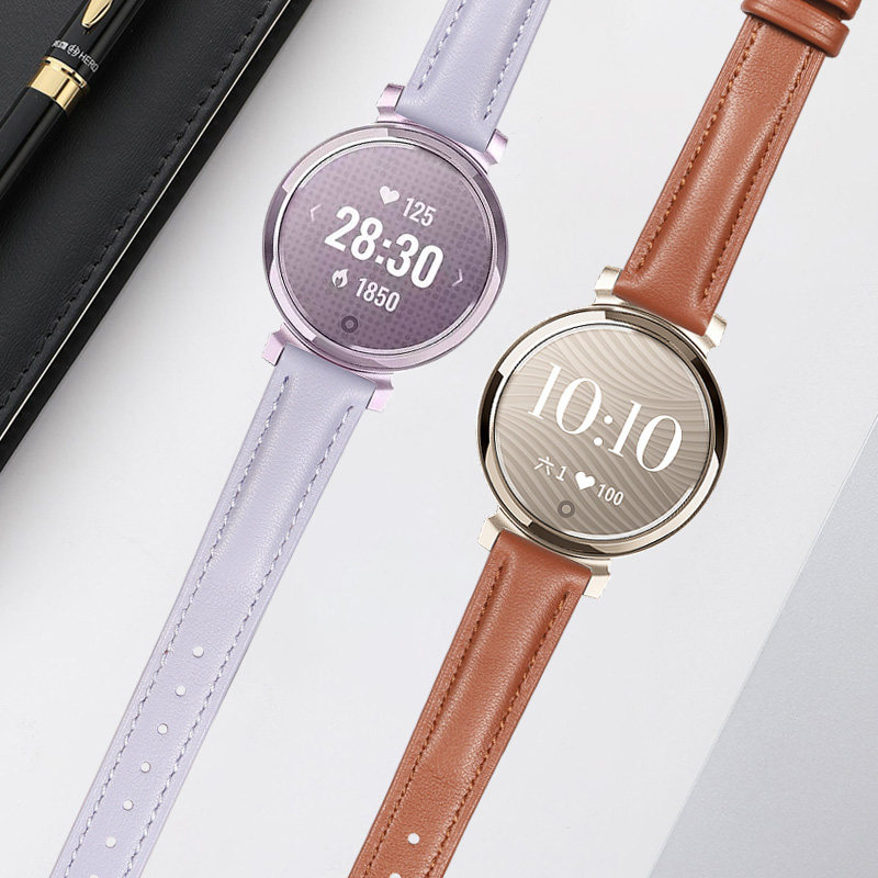 For Garmin Lily2 genuine leath - огляд і ціна Smartwatch Purple Watches For Women