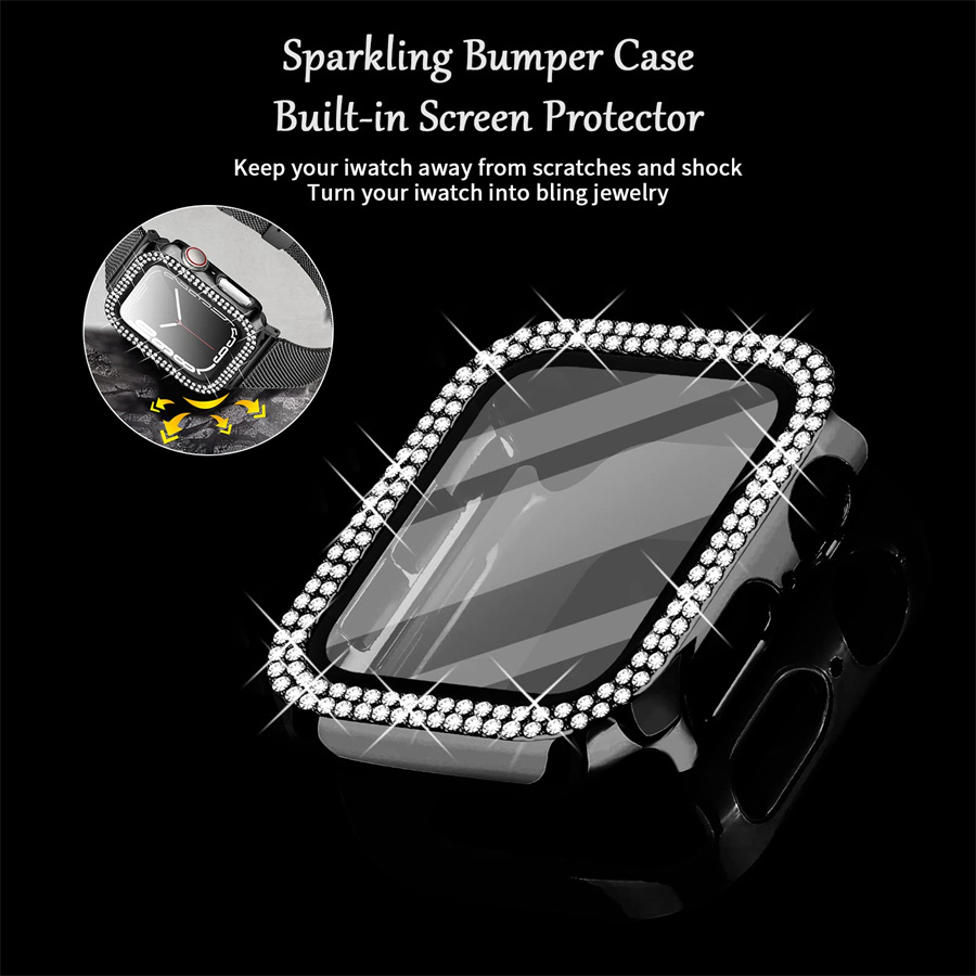 Diamond Cover For Apple watch  - огляд і ціна Iwatch Smartwatch Series 7