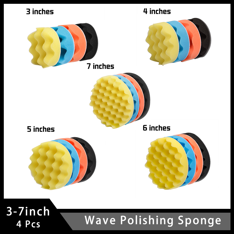 4 Pcs 3/4/5/6/7 Inch Buffing B - огляд і ціна Watch Polishing Cloth