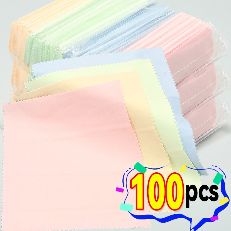 10-100pcs Silver Polishing Gla - огляд і ціна Watch Polishing Cloth