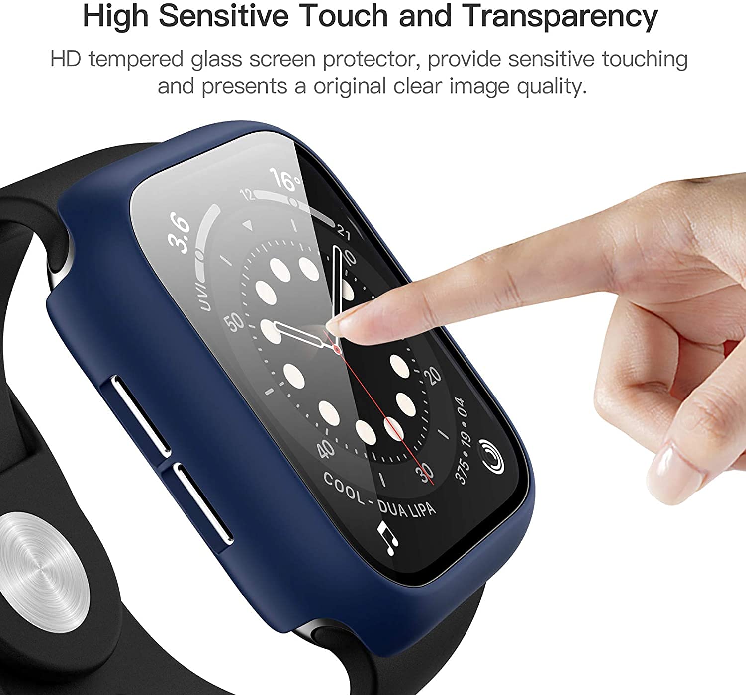 Tempered Glass+ Case For apple - огляд і ціна Iwatch Smartwatch Series 7