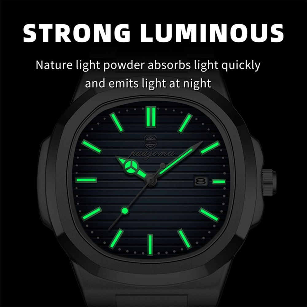 PAAZOMU Business Men Square Wa - огляд і ціна Smartwatch Square Watches For Men