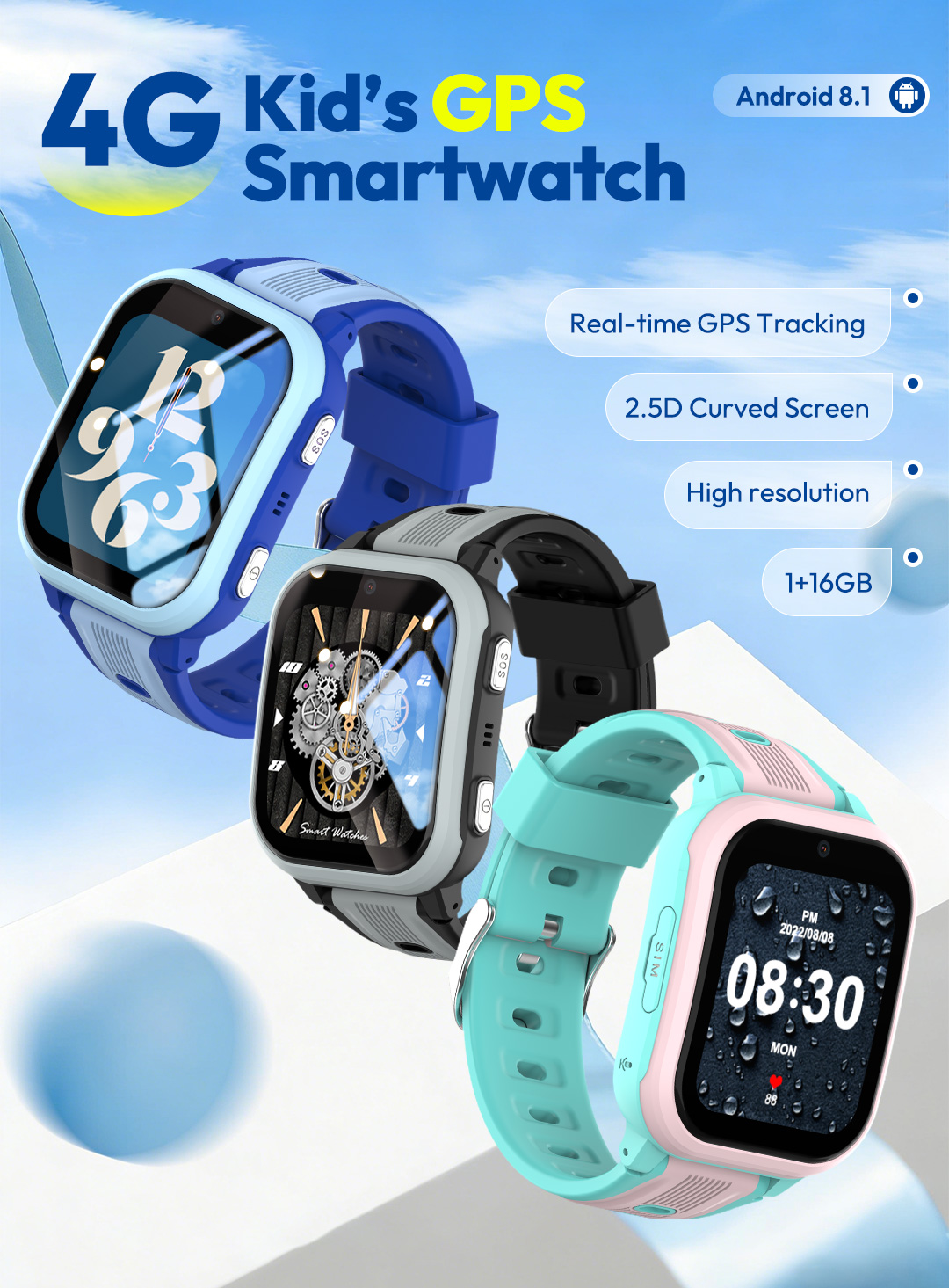 KT41 Smart Watch - 4G Phone Ch - огляд і ціна Smartwatch Watches Gift For Boys