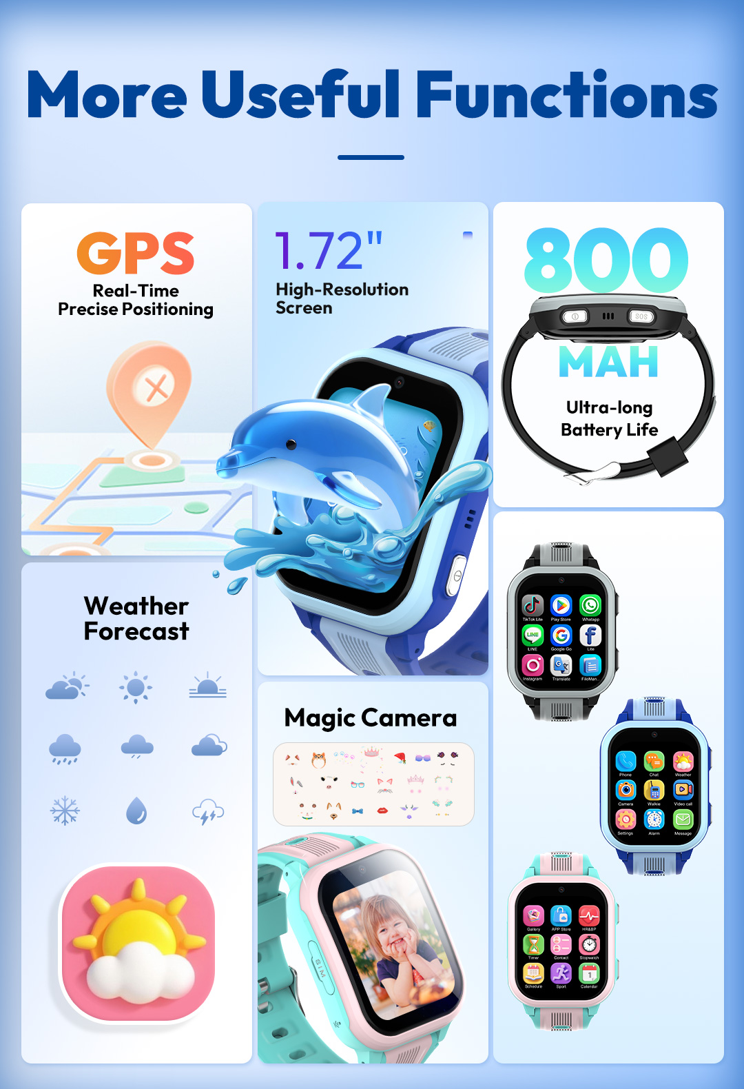 KT41 Smart Watch - 4G Phone Ch - огляд і ціна Smartwatch Watches Gift For Boys