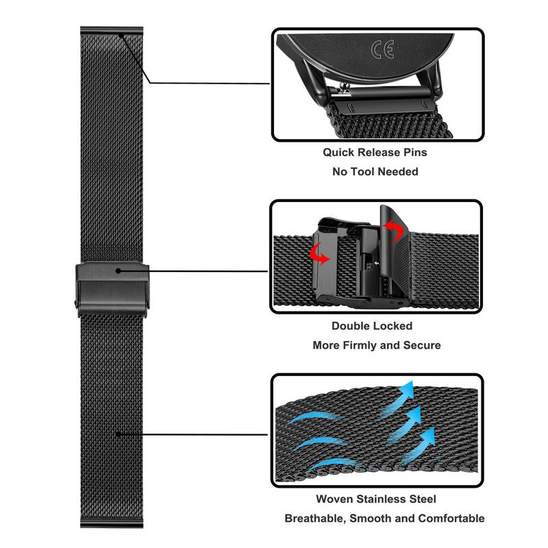 22mm Stainless Steel Strap For - огляд і ціна Fossil Watches Smartwatch Hybrid