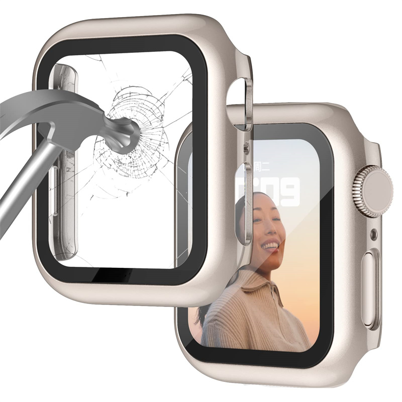 Tempered Glass+ cover For Appl - огляд і ціна Iwatch Smartwatch Series 7