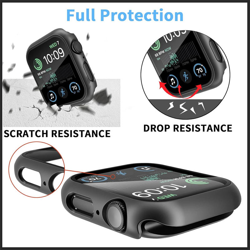 Tempered Glass+ cover For Appl - огляд і ціна Iwatch Smartwatch Series 7